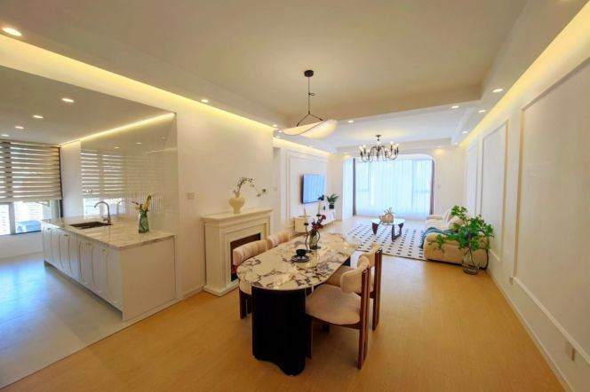 brand new 2brs floor heating modern furniture nice view in Xintiandi 23.8K