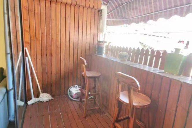 South Shanxi/West Jianguo Rd wall heating 1br/2lr/1ba apt wt balcony; L9/12