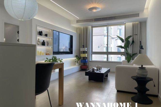 Great Compound+Spacious&Modern&Bright 1Bdr 1Bath Apt+Jing An Temple+Stunning View