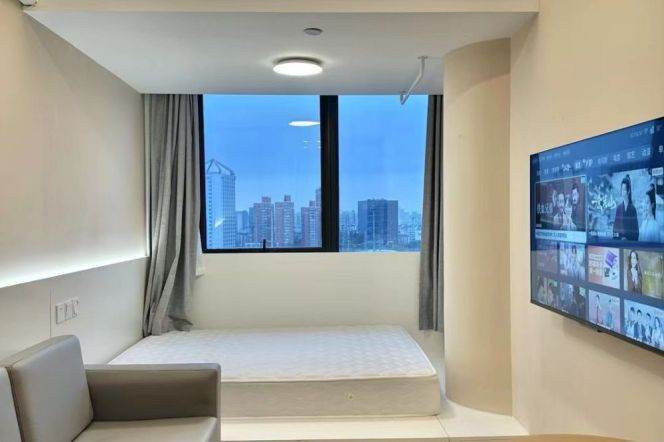 1br, big nice lobby, free gym, readingroom, subwayL14Zhongning, Key, 4.6k