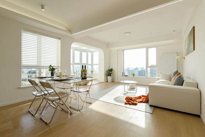 Xujiahui Core | Modern High‑Floor 2BR 2BA | Bright & Airy