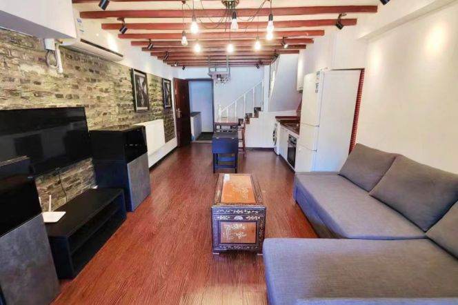 South Shanxi/West Jianguo Rd wall heating 1br/2lr/1ba apt wt balcony; L9/12