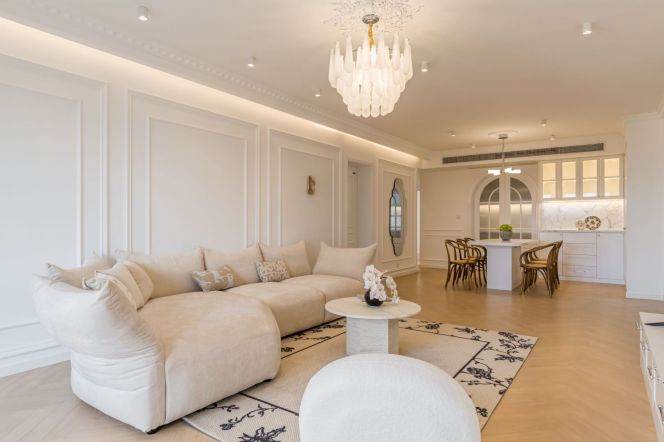  Lujiazui Riverside 200㎡ Minimal French 4-Bedroom Apartment
