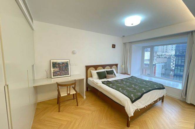 People's Square/2BR 2LR/Spacious&cozy/elevator/brand furniture,@L1/2/8