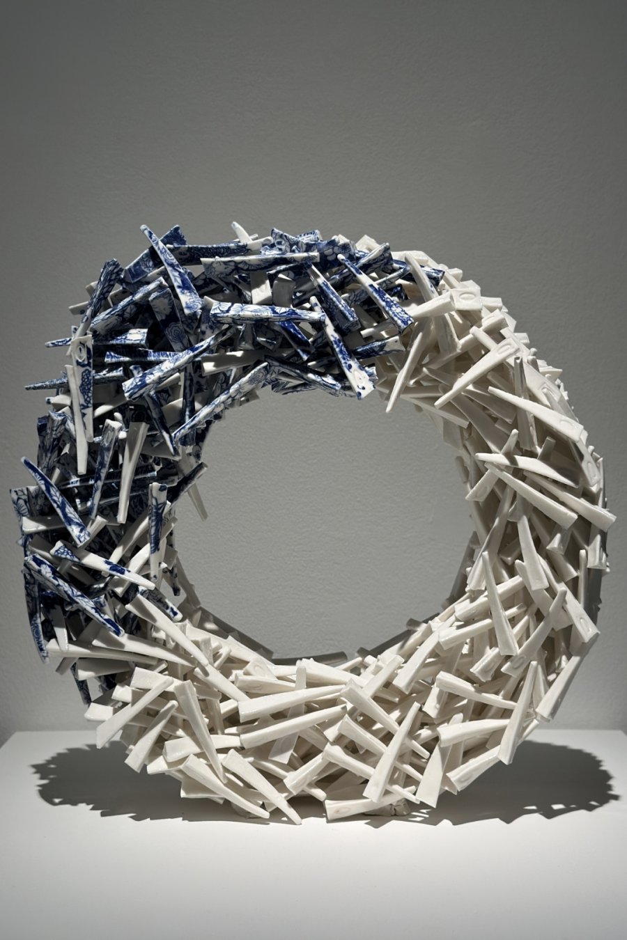 Blue-and-White Porcelain, Rewritten at Liu Haisu Art Museum