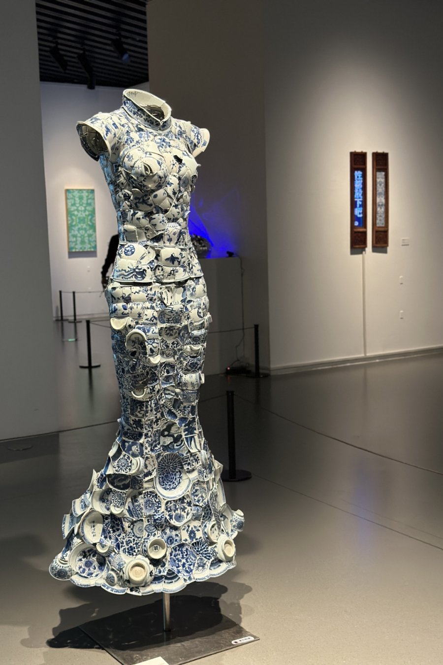Blue-and-White Porcelain, Rewritten at Liu Haisu Art Museum