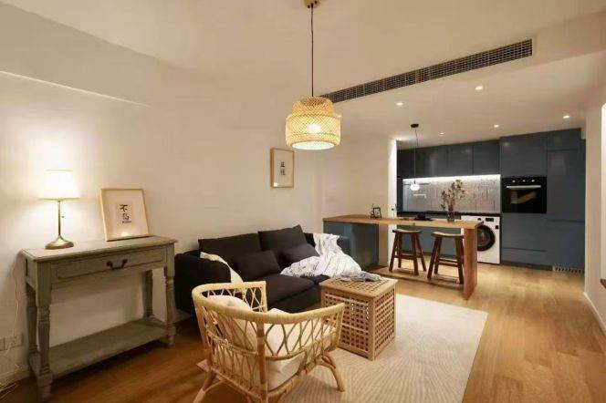 High rise spacious 2br Apt has wall heating oven @ Jing'an 