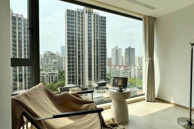 1 Big Br with Floor heating/Central ac/Dish washer, 80 sqm @ Changshou metro L7&13