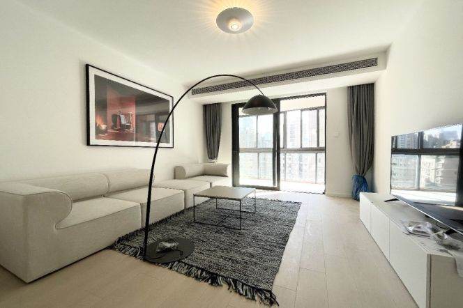 modern big 2brs balcony floor heating  nice view beside Su zhou river close to line 2,12,13 