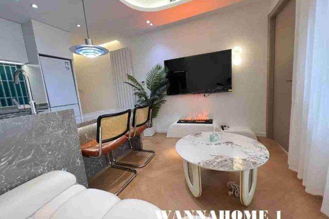 Spacious&Modern&Bright 1Bdr 1Bath Apt+6F Walk Up+L2/11 Jiang Su Rd+L14 Wu Ding Rd Metro