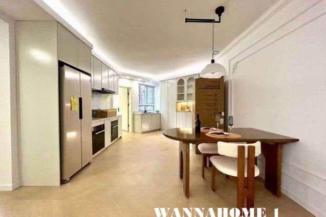 Spacious&Modern&Bright 2+1Bdrs 2Baths Apt+L14 Wu Ding Rd Metro+Jing An Temple CBD