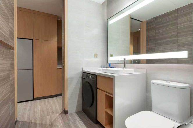 Brand-new luxury studio serviced apt in Yangpu nr university L10