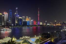 modern big 2brs with perfect river view floor heating open balcony beside Huang pu river 