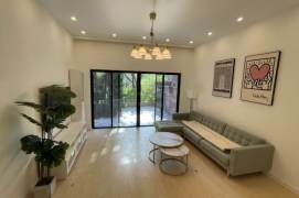 modern 3brs with floor heating nice garden in most popular compound pudong 