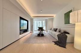 Modern decoration 2brs with floor heating and balcony in Xujiahui