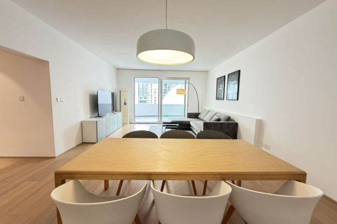 modern big 3brs floor heating modern furniture open balcony near IAPM line 1,10,12