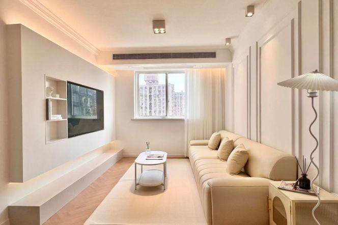 Nice one bedroom elevator apt +central AC +oven @Xujiahui 