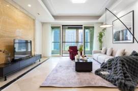 Modern decoration 3brs with floor heating and balcony beside Huang pu river 