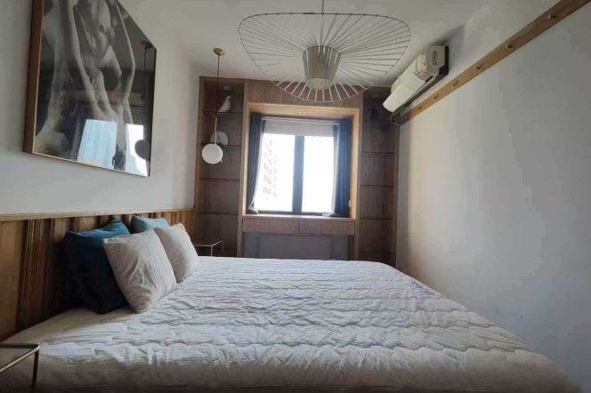Jing'an Temple Metro L2/7 /1Br 70Sqm / Warm /elevator +heating 9K