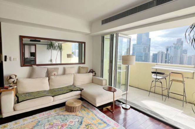 High-rise 3br/2bt Flat with broad Balcony nigh IAPM