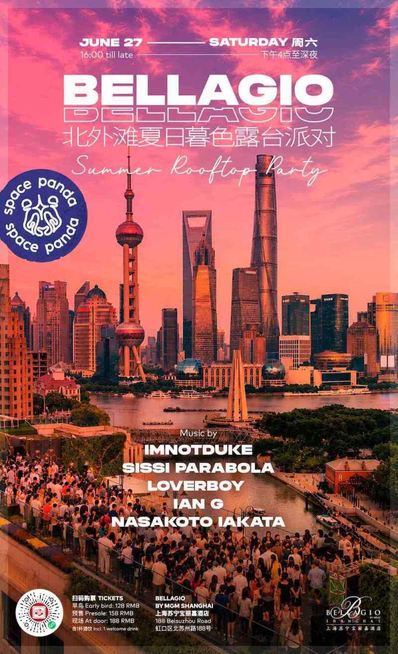 Space Panda Presents: Bellagio Summer Rooftop Party