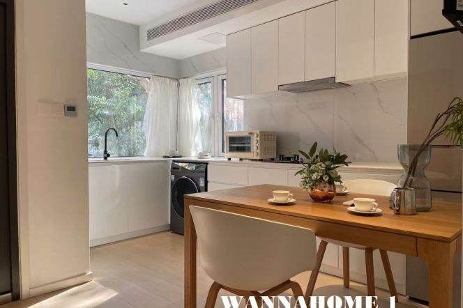 Bright&Modern Duplex 1Bdr 1Bath Apt+ L10/11 Jiaotong Uni. Metro+2F Walk Up+Garden Community