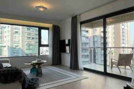 Top Compound+Spacious&Modern 2Bdrs 2Baths Apt+Hua Shan Rd+An Fu Rd+Wu Kang Rd+Large Balcony