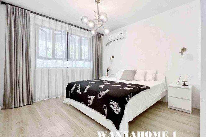 Spacious&Modern 1Bdr 1Bath Apt+Large Closet+L14 Wu Ding Rd Metro+89Sqm
