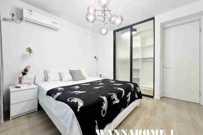 Spacious&Modern 1Bdr 1Bath Apt+Large Closet+L14 Wu Ding Rd Metro+89Sqm