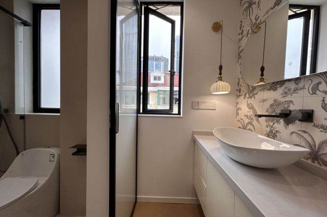 Cozy 1BR Apt +floor heating | Quiet compound | Changshu rd metro L1/7