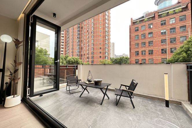  Unique 2BR with Spacious Terrace, Steps to Songyuan Road Metro (Line 10)