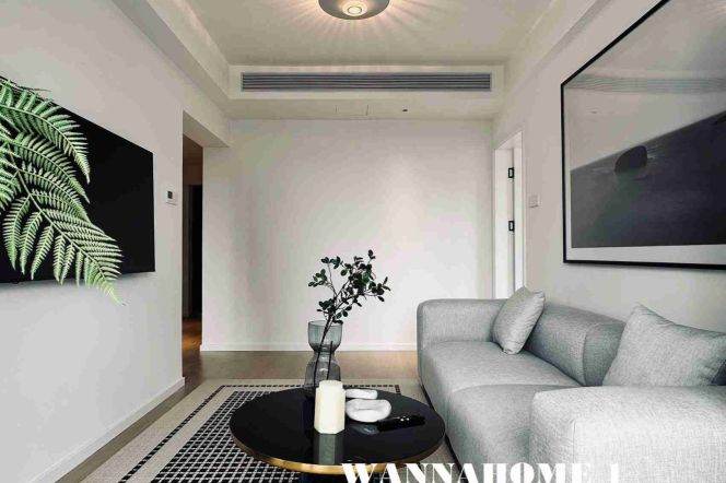 Stunning View+Modern&Spacious 2Bdrs 1Bath Apt+W Nanjing Rd CBD+Nice Compound