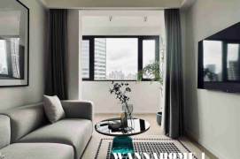 Stunning View+Modern&Spacious 2Bdrs 1Bath Apt+W Nanjing Rd CBD+Nice Compound