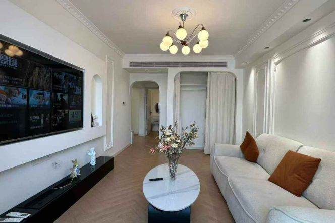 Langao rd/modern 1br 2lr/High floor/big living room/central AC/nice location,@L7