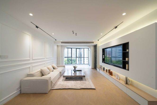 Modern decoration 3brs with floor heating  belong to Lujizui