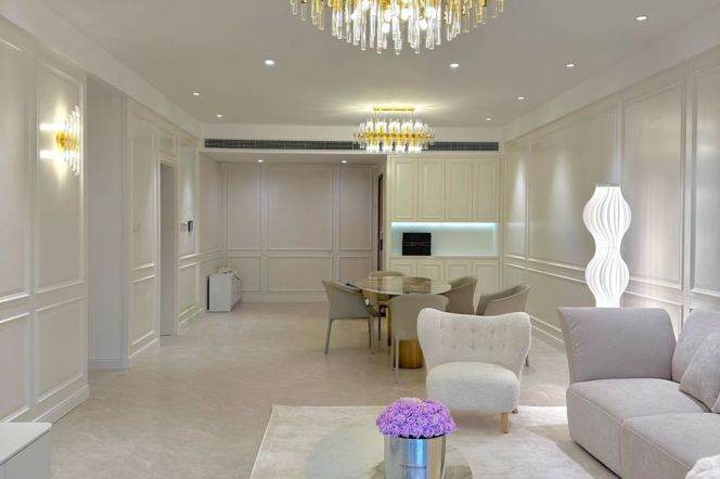 Brand new decoration 4brs with floor heating in Pudong 