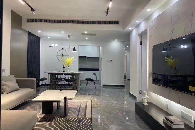 Modern decoration 3brs with floor heating and balcony belong to Tianzifang area 