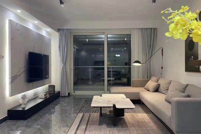 Modern decoration 3brs with floor heating and balcony belong to Tianzifang area 