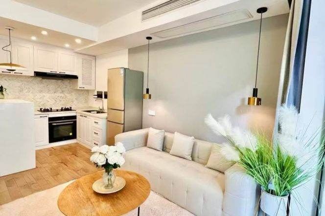 Nice yard 1Br/1Lr/1Bt apt nr Jiangsu rd,M2/11