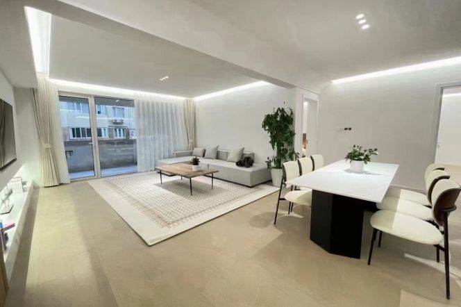 modern 4brs floor heating open balcony modern furniture near shanghai library wu kang road