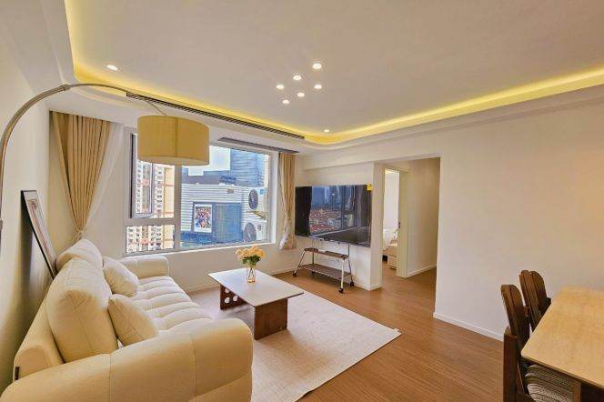 3 Brs, 2 Baths, Floor heating/Central ac/Oven/Dish washer, 130 sqm @ Shangcheng metro L9