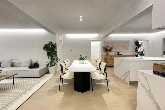 modern 4brs floor heating open balcony modern furniture near shanghai library wu kang road
