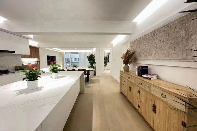 modern 4brs floor heating open balcony modern furniture near shanghai library wu kang road