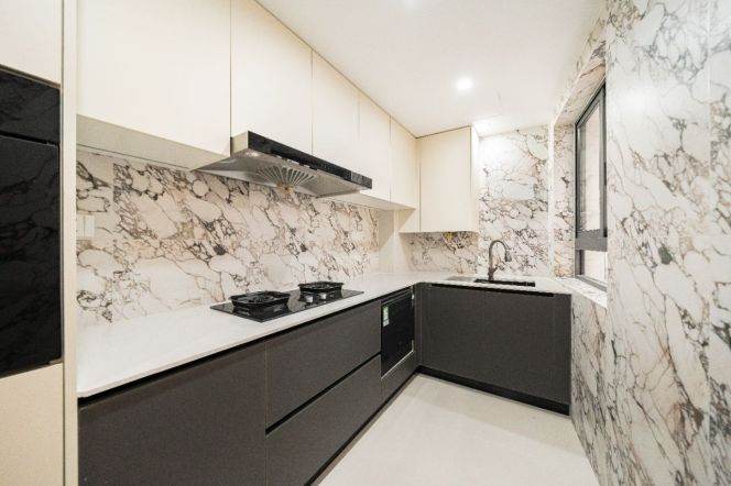 modern big 4brs floor heating modern furniture western kitchen in Xintiandi 35K