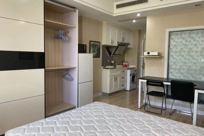 1Studio with elevator near line 7 and convenient to Shanghai Uni can long and short lease