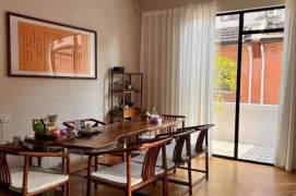 Full furnished 3br/2bath & terrace/oven @Jing'An temple metro