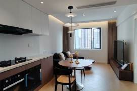 1BR High-Rise w/Floor Heating next to Jing'an Temple