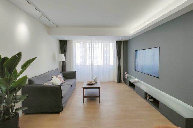 modern big 2brs floor heating modern furniture near Jing an temple line 2,7,14