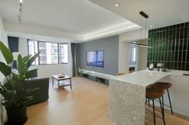 2 Brs, 2 Baths, Floor heating/Central ac/Oven/Dish washer, 120 sqm @ Wuding metro L14