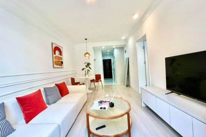 Spacious&Modern 1Br/2Lr/1Bt@L3/4/10 Hongqiao Rd Station 